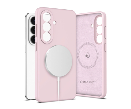 Etui / obudowa na smartfona Tech-Protect Silicone Magsafe Galaxy S26 Pink Pearl